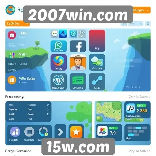 Tendências de design de interface no 2007win.com